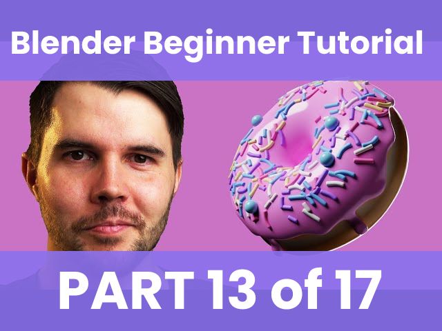 Blender 3 Beginner Tutorial - Lighting Tutorial - Donut Part 13 - Nichetees