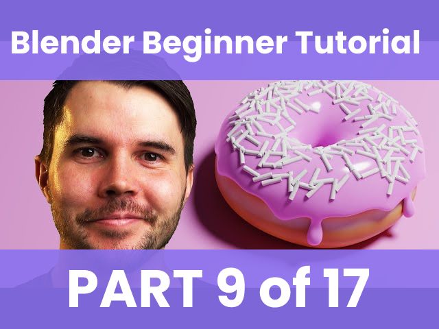BLENDER tutorial donut part 6